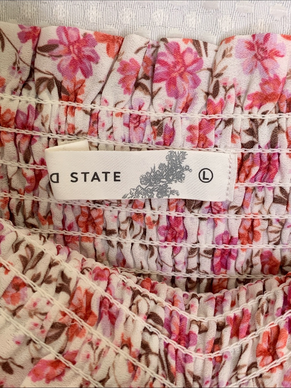 Altar'd State Pink Floral Smocked Circle Skirt - Picture 8 of 11